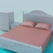 modèle 3D Situé dans la chambre à coucher - preview