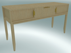 Console with 3 drawers (Light Oak)