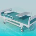 3d модель Больничная кровать – превью