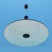 3d model Flat and round lamp - preview