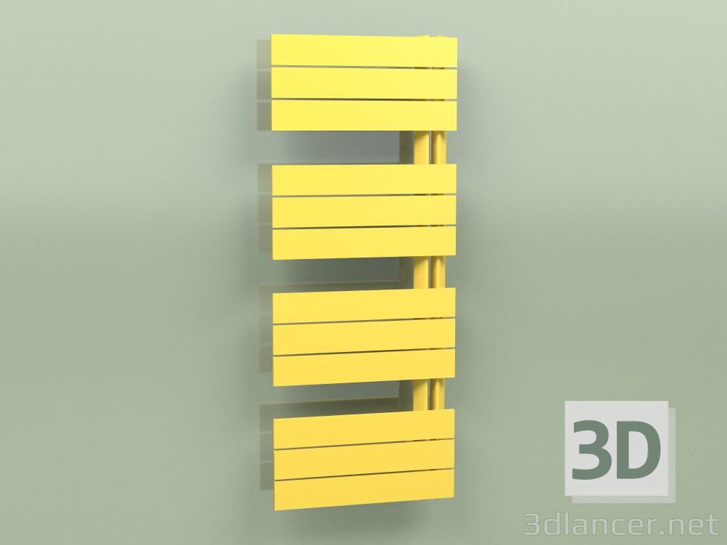 3d model Heated towel rail - Elato (1130 x 450, RAL - 1012) - preview