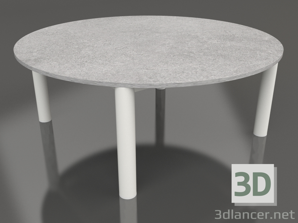 modello 3D Tavolino D 90 (Grigio agata, DEKTON Kreta) - anteprima