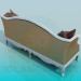 modèle 3D Canapé antique - preview
