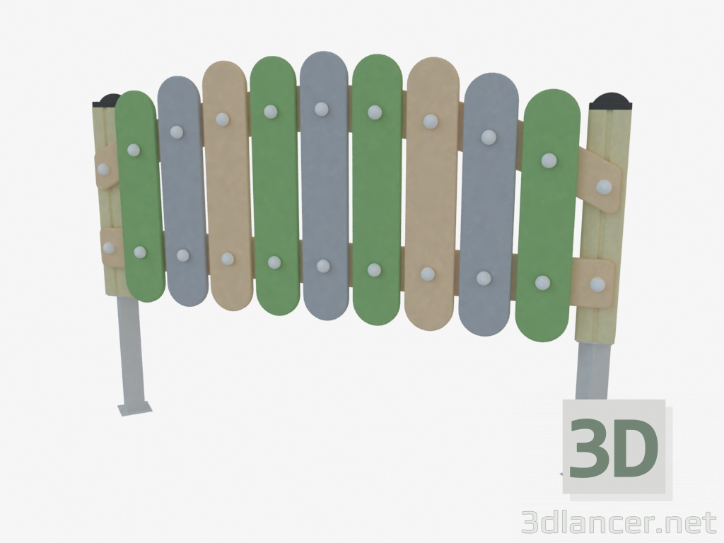 3d model Fencing (without racks) (10017) - preview
