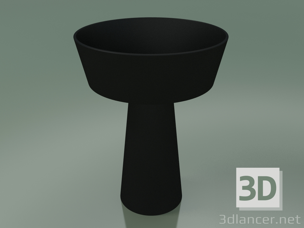 3D Modell Giravolta Vase - Eine Vase (Matt Black) - Vorschau