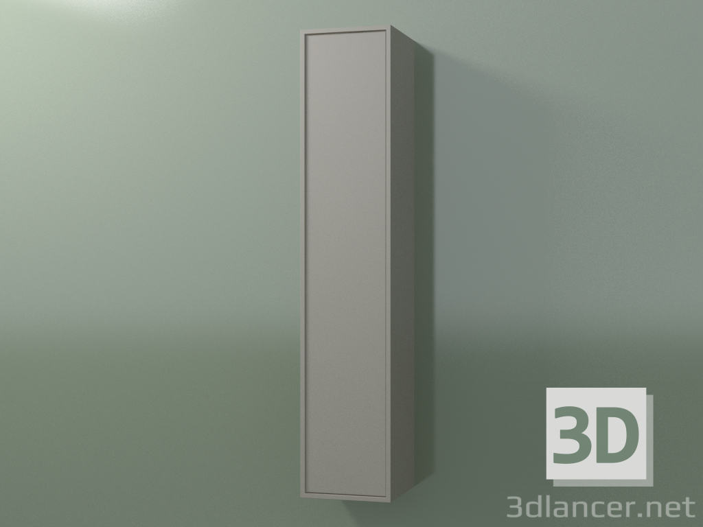 3D modeli 1 kapılı duvar dolabı (8BUADCD01, 8BUADCS01, Clay C37, L 24, P 24, H 120 cm) - önizleme