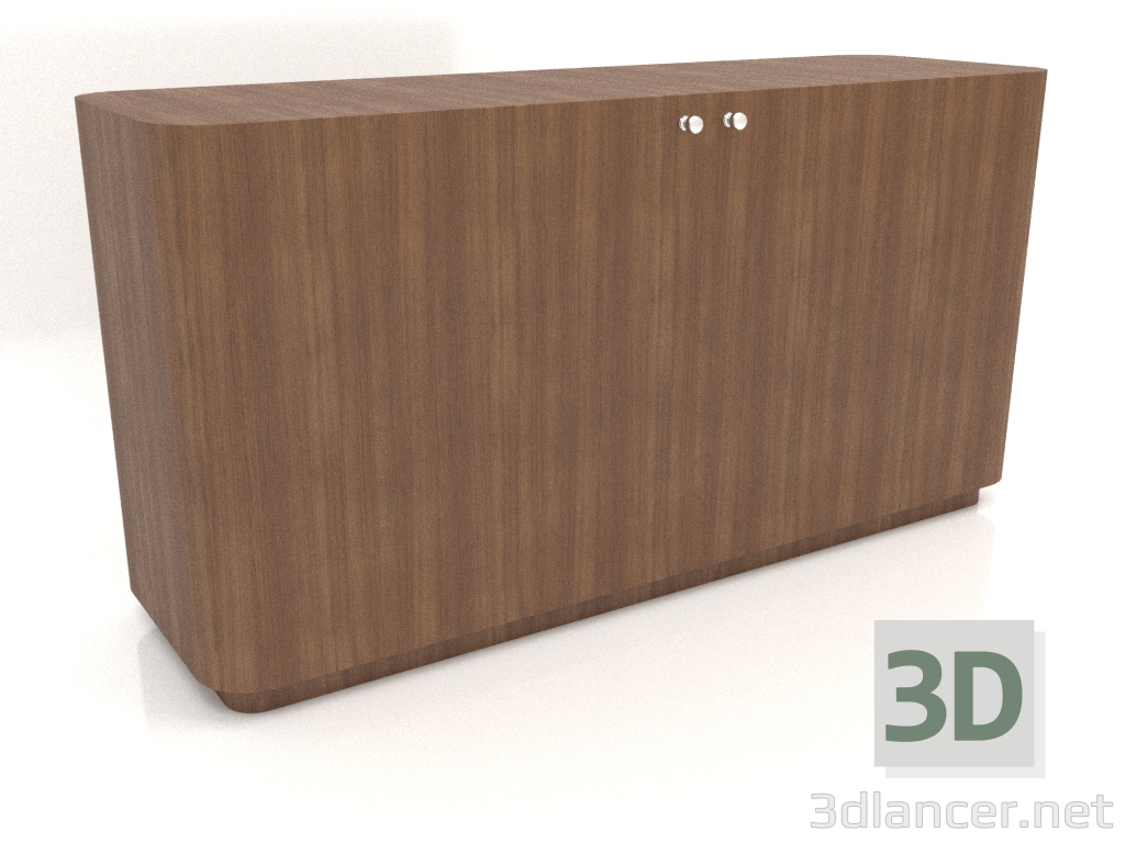 modèle 3D Armoire TM 031 (1460x450x750, bois marron clair) - preview