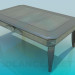 modèle 3D Table de café gris - preview