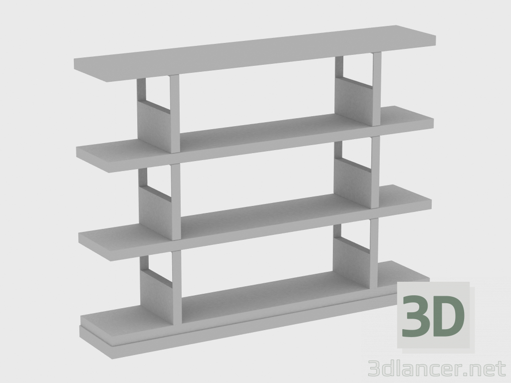modello 3D Rack HARVARDEVO COMPOSIZIONE (180XH143) - anteprima