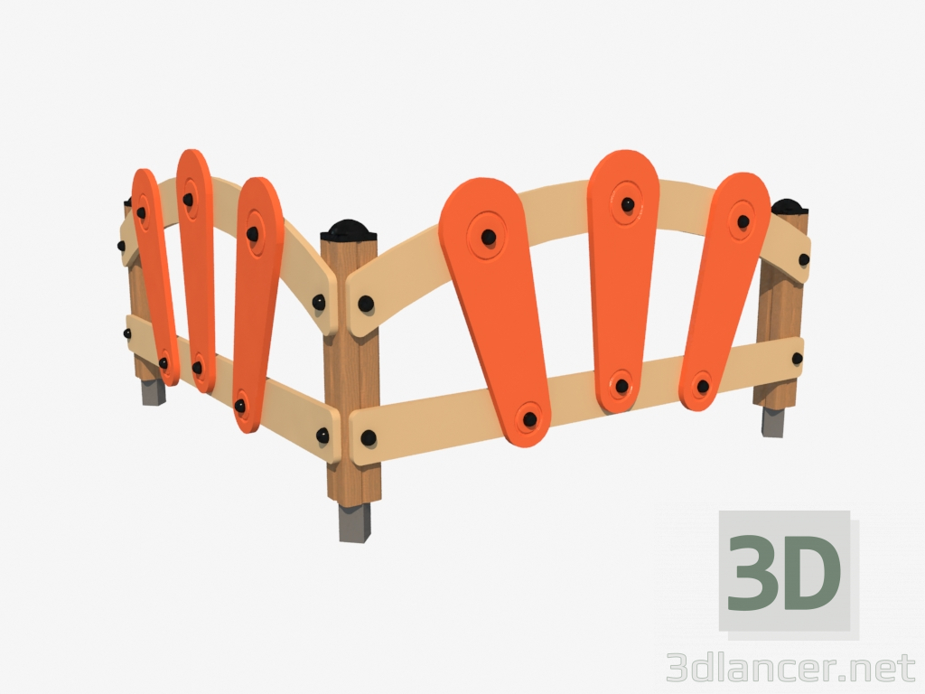 3D Modell Fechten (ohne Gestelle) (10013) - Vorschau