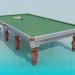 modèle 3D Table de billard - preview