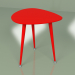 modello 3D Tavolino Drop monocromatico (rosso) - anteprima