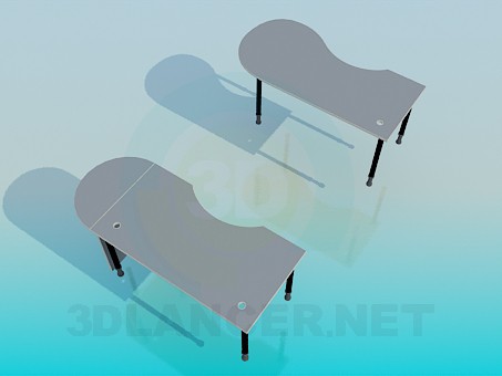 modèle 3D Tables - preview