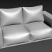 Sofá 3D modelo Compro - render