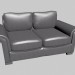 modello 3D Letto doppia divano klimt - anteprima