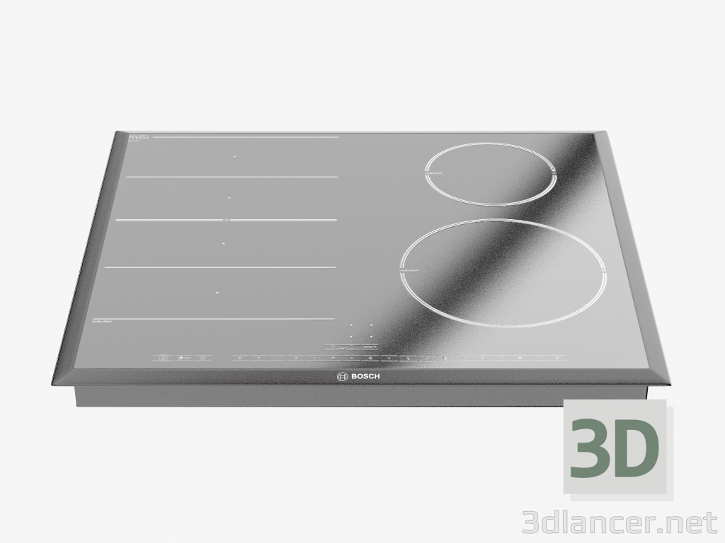 3d model Built-in induction cooker PIN675N17E - preview