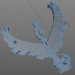 3D modeli Anahtarlık Kuş - önizleme