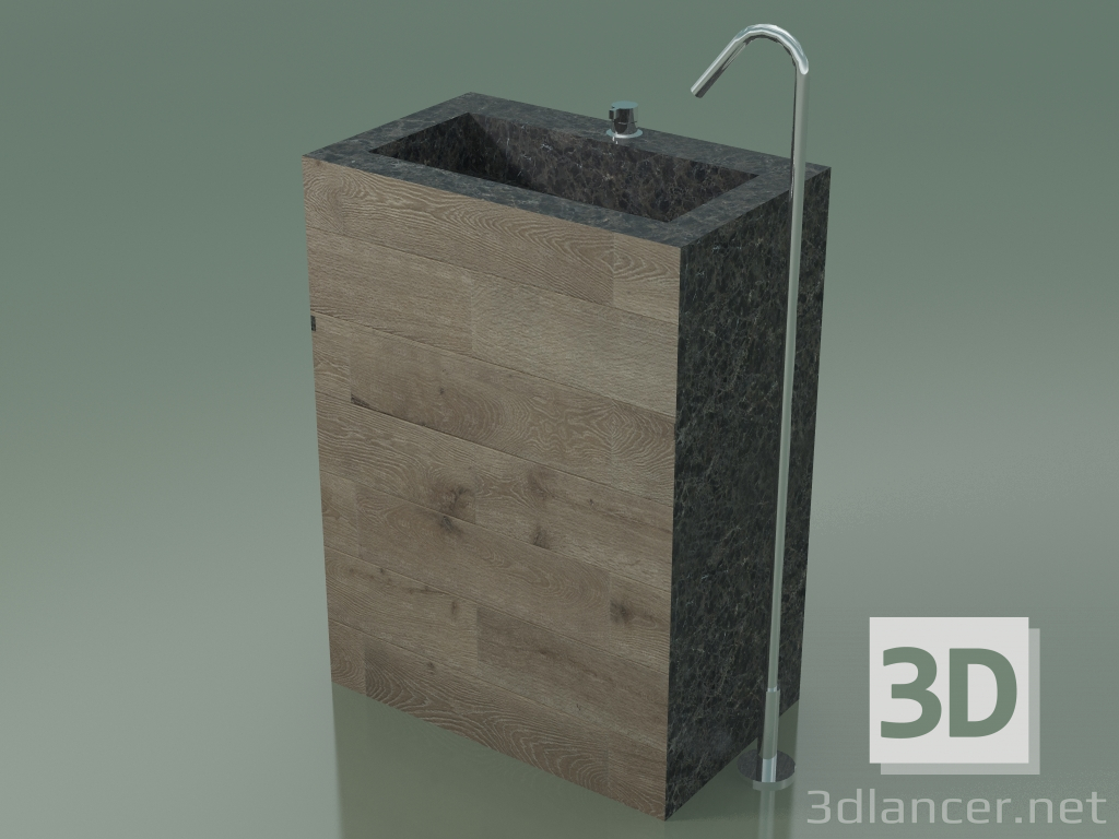 3D Modell Waschbecken (D12) - Vorschau