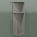 modello 3D Mensola verticale (90U19003, Clay C37, L 24, P 12, H 72 cm) - anteprima