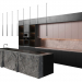 3d Kitchen Set 01 by Sherzod model buy - render