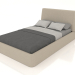 3D modeli Çift kişilik yatak Picea 1200 (bej) - önizleme