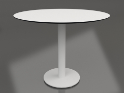 Dining table on column leg Ø90 (Grey)