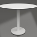 3D modeli Sütun ayaklı yemek masası Ø90 (Gri) - önizleme