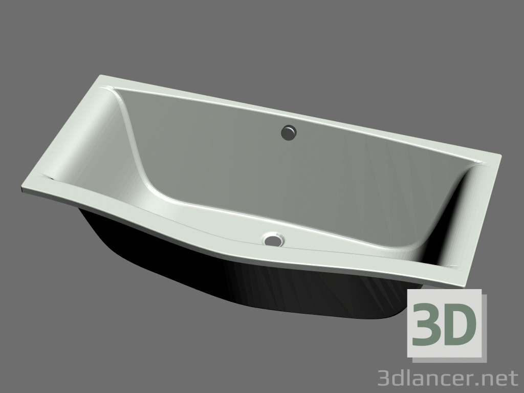 3d model Bath Magnolia (170x75) - preview