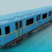 3D Modell U-Bahn-Wagen - Vorschau