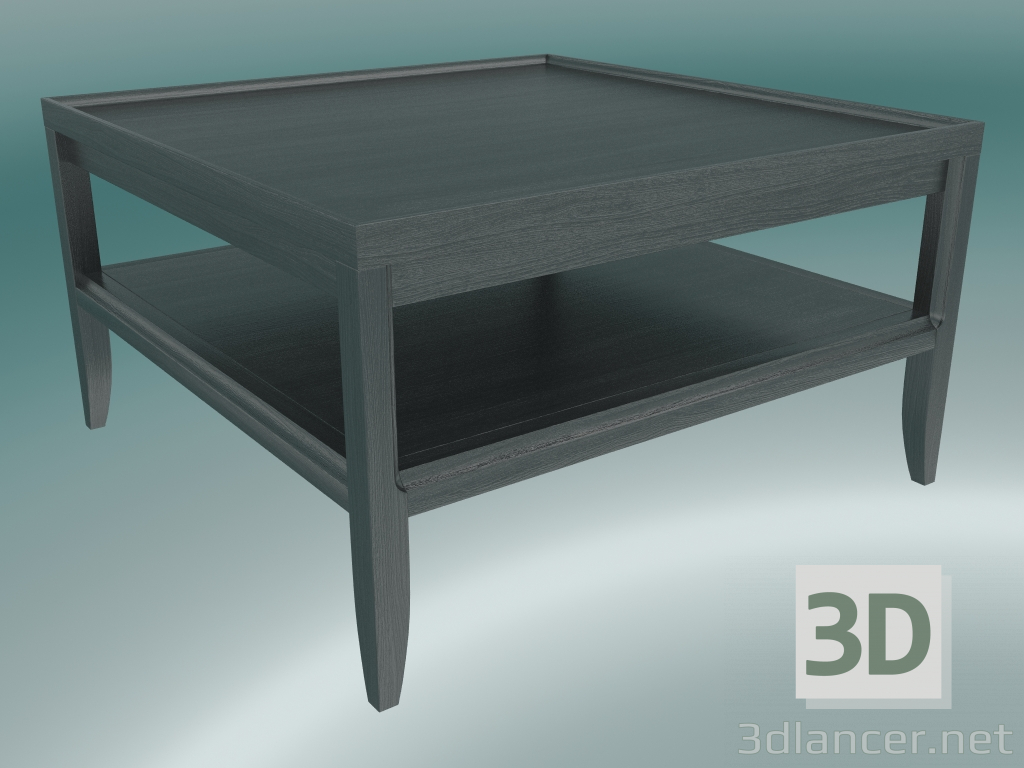 3d модель Кавовий столик (Дуб сірий) – превью