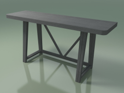 Table console pliante (51, gris)