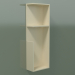 modello 3D Mensola verticale (90U19003, Bone C39, L 24, P 12, H 72 cm) - anteprima