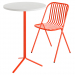 3d TUBY Stackable Steel Garden Chair and Table by Belca model buy - render