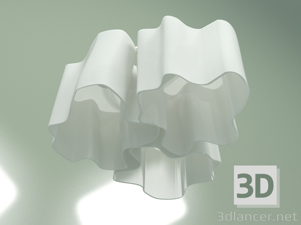 3d модель Потолочный светильник Jellyfish диаметр 37 – превью