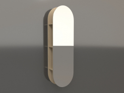 Specchio ZL 20 (450x205x1500, legno bianco)