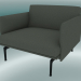 3D Modell Sessel Outline (Fiord 961, Schwarz) - Vorschau