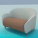 modello 3D Doppia sedia - anteprima