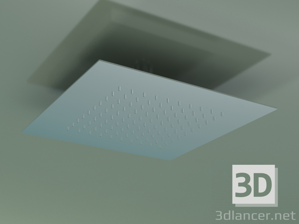 modello 3D Soffione doccia 300x300 mm, h 2 mm (SF089 A) - anteprima