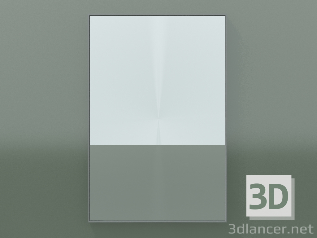 3d модель Зеркало Rettangolo (8ATBC0001, Silver Gray C35, Н 72, L 48 cm) – превью