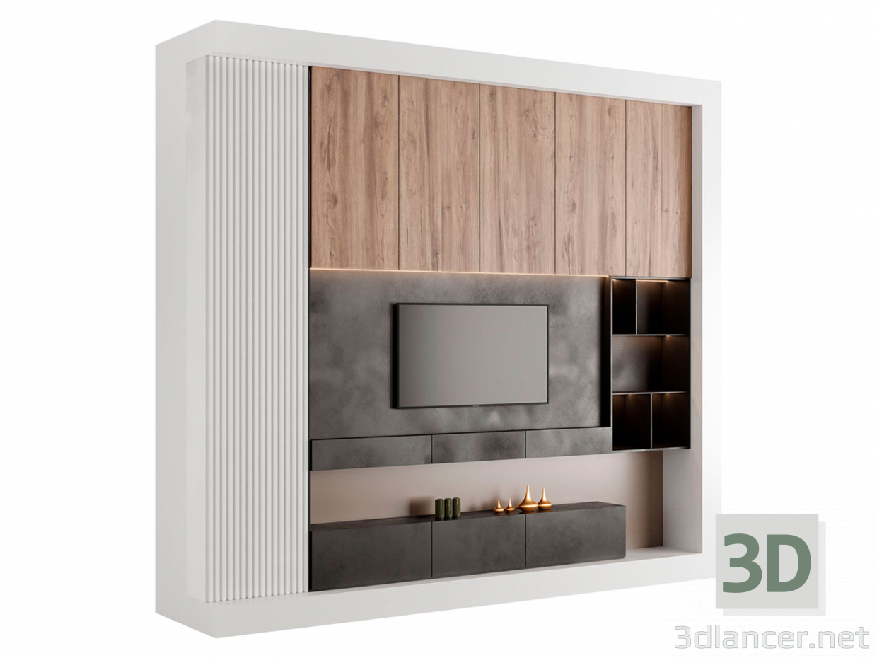 3D Devran Rahim TV Sehpası modeli satın - render
