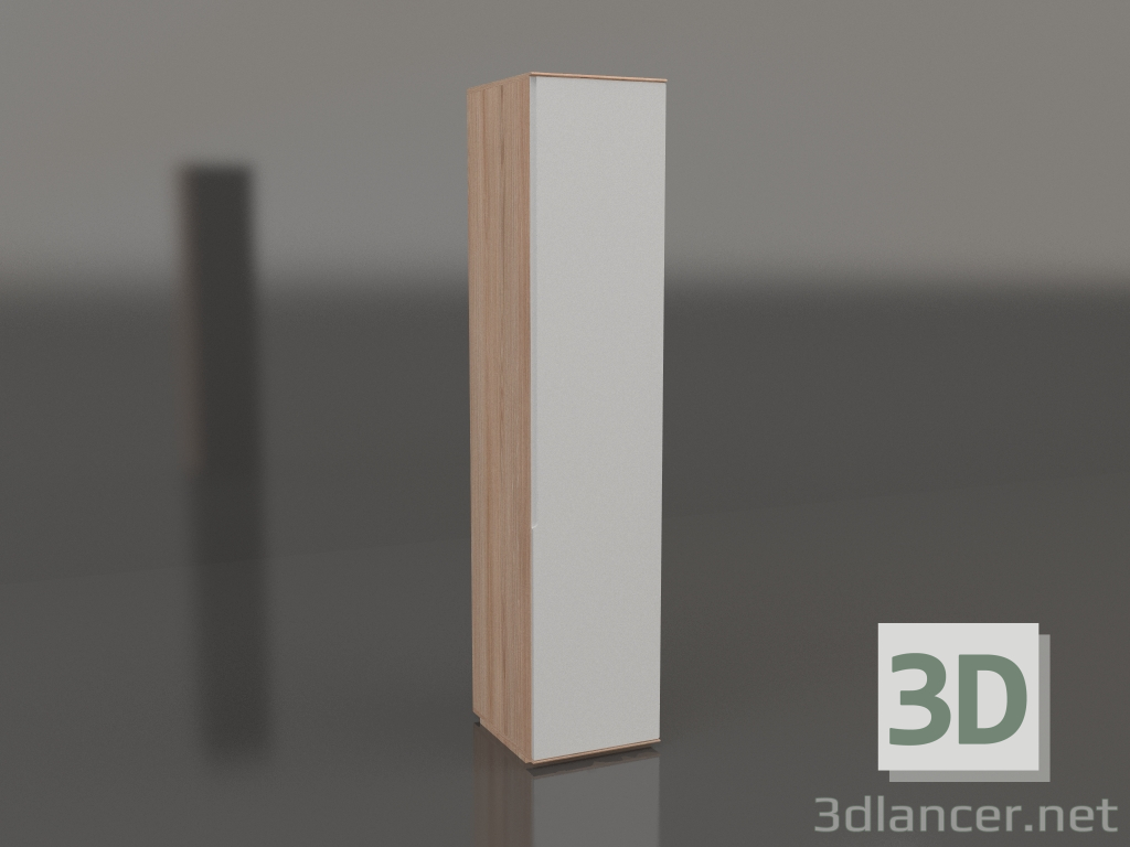 3D Modell Mittleres Schrankmodul Ena mit Regalen schmal - Vorschau