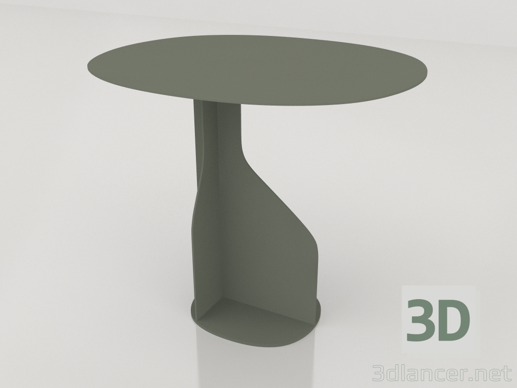 3D modeli Sehpa Düzlem L (Yeşil) - önizleme