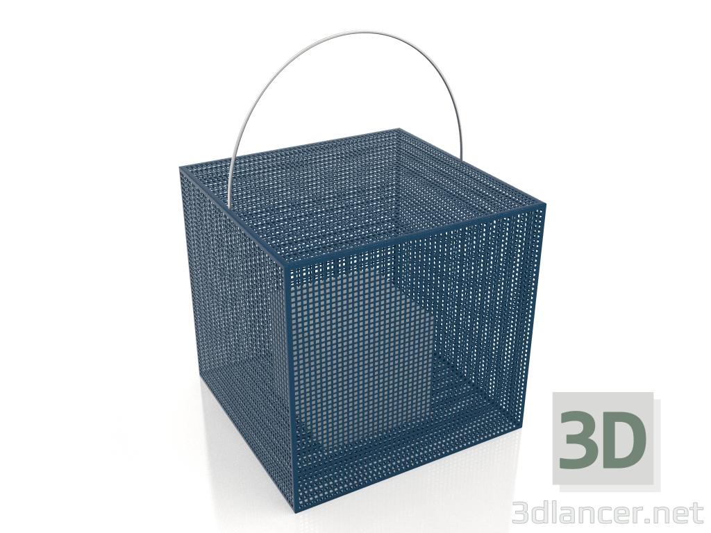 modello 3D Scatola portacandele 2 (Grigio blu) - anteprima