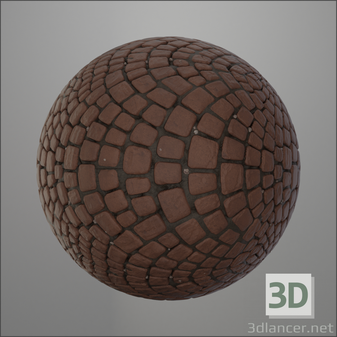 Stone paving buy texture for 3d max