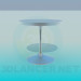 3d модель Металевий круглий столик – превью