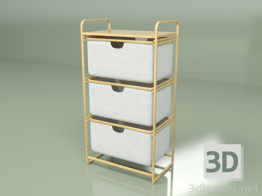 modèle 3D Table de chevet Ceser - preview