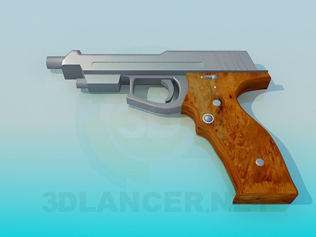 Modelo 3d Pistola - preview