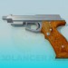 3D Modell Pistole - Vorschau