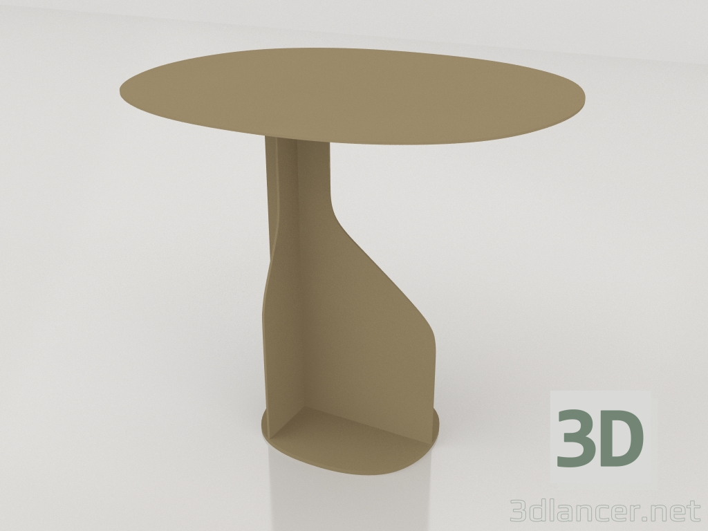 modello 3D Tavolino basso Plane L (Terrakot) - anteprima