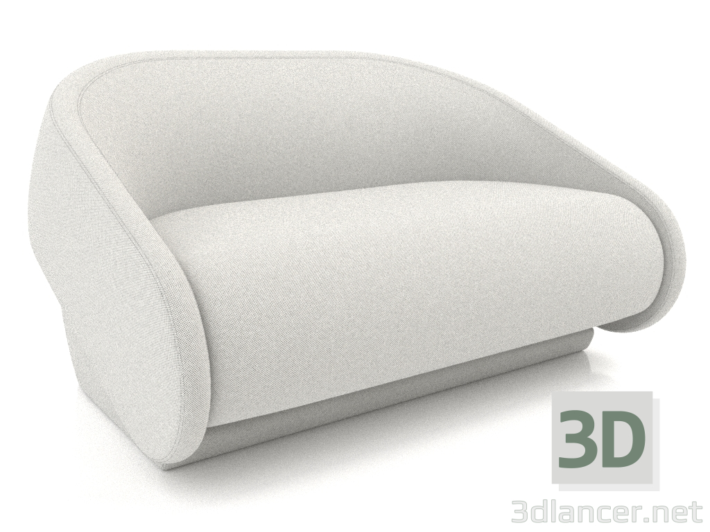 3d модель Диван-кровать 1,5 местный (сложенный) – превью
